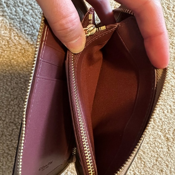 Coach Tan Leather Women's Wallet - Picture 3 of 5